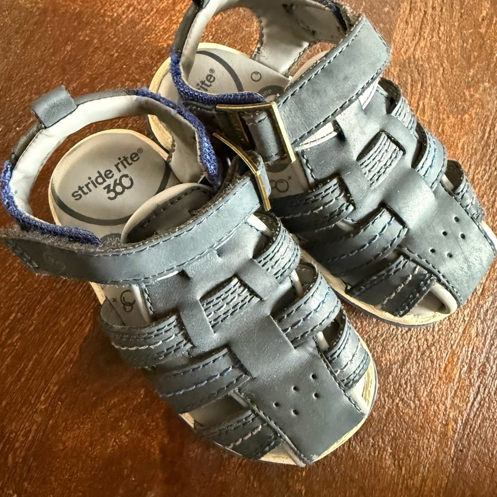 Stride Rite Kids Navy Blue Sandals